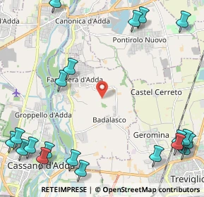 Mappa Via Treviglio, 24045 Fara Gera d'Adda BG, Italia (3.34)