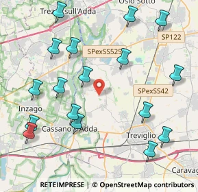 Mappa Via Treviglio, 24045 Fara Gera d'Adda BG, Italia (4.86706)