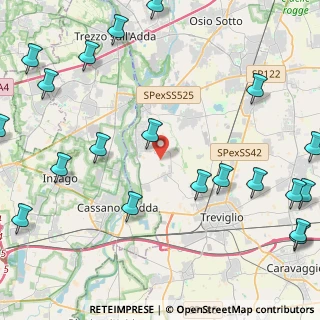 Mappa Via Treviglio, 24045 Fara Gera d'Adda BG, Italia (6.2805)