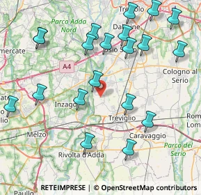 Mappa Via Treviglio, 24045 Fara Gera d'Adda BG, Italia (9.358)