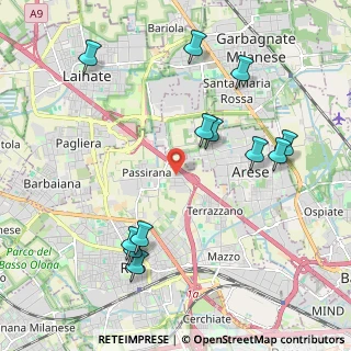 Mappa Via Giuseppe Sirtori, 20017 Rho MI, Italia (2.26417)