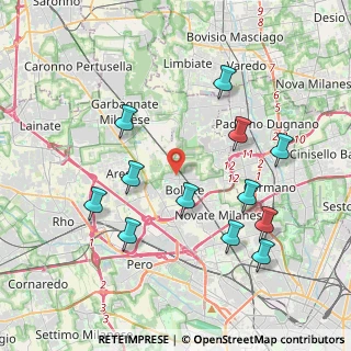 Mappa Via Cilea, 20021 Bollate MI, Italia (4.10917)