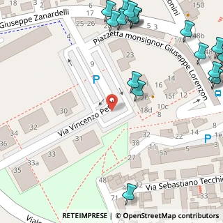 Mappa Via Vincenzo, 36100 Vicenza VI, Italia (0.09167)