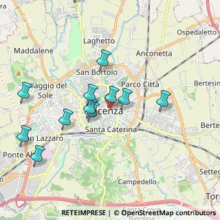 Mappa Piazza Matteotti, 36100 Vicenza VI, Italia (2.01667)