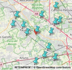 Mappa Via San Giorgio, 20014 Nerviano MI, Italia (4.46214)