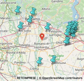 Mappa 24057 Romano di Lombardia BG, Italia (19.8365)