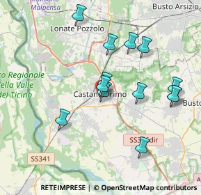 Mappa Viale Magenta, 20022 Castano Primo MI, Italia (3.59077)
