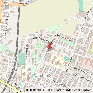 Mappa Via Adolfo Giuriato, 72, 36100 Vicenza, Vicenza (Veneto)