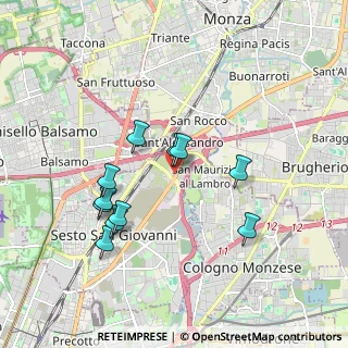 Mappa Via Cadore, 20099 Sesto San Giovanni MI, Italia (1.70545)