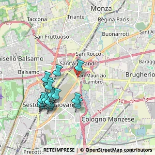 Mappa Via Cadore, 20099 Sesto San Giovanni MI, Italia (2.12053)