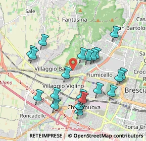 Mappa Via Ludovico Baitelli, 25127 Brescia BS, Italia (1.948)