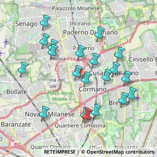 Mappa Via XXIV Maggio, 20032 Cormano MI, Italia (2.1005)