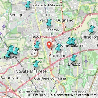 Mappa Via XXIV Maggio, 20032 Cormano MI, Italia (2.58538)