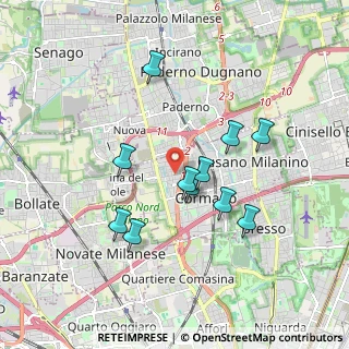 Mappa Via XXIV Maggio, 20032 Cormano MI, Italia (1.60091)