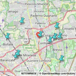 Mappa Via XXIV Maggio, 20032 Cormano MI, Italia (2.37818)