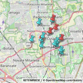Mappa Via XXIV Maggio, 20032 Cormano MI, Italia (1.45647)