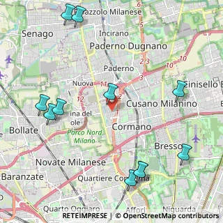 Mappa Via XXIV Maggio, 20032 Cormano MI, Italia (2.71818)