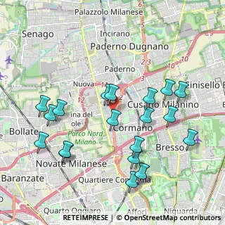 Mappa Via XXIV Maggio, 20032 Cormano MI, Italia (2.1665)