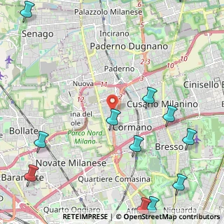Mappa Via XXIV Maggio, 20032 Cormano MI, Italia (3.26417)
