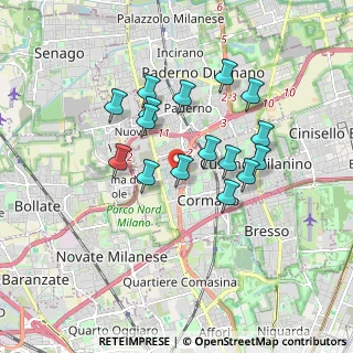 Mappa Via XXIV Maggio, 20032 Cormano MI, Italia (1.50063)