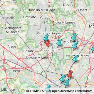 Mappa Via XXIV Maggio, 20032 Cormano MI, Italia (6.08818)