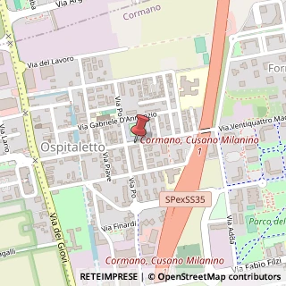 Mappa Via XXIV Maggio, 42, 20032 Cormano, Milano (Lombardia)