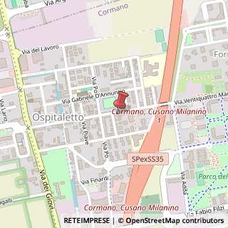 Mappa Via XXIV Maggio, 46, 20032 Cormano, Milano (Lombardia)