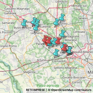 Mappa Viale John Fitzgerald Kennedy, 20014 Nerviano MI, Italia (6.2315)
