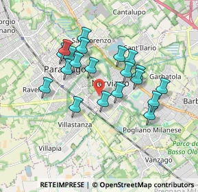 Mappa Viale Kennedy, 20014 Nerviano MI, Italia (1.556)