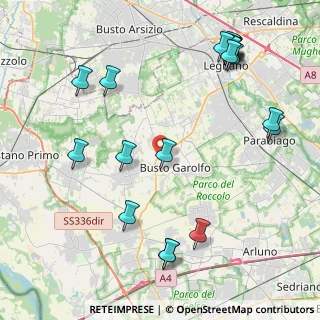 Mappa Via Guido Reni, 20020 Busto Garolfo MI, Italia (5.269)