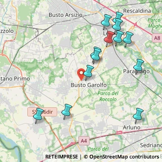 Mappa Via Guido Reni, 20020 Busto Garolfo MI, Italia (4.86077)