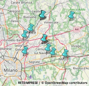 Mappa , 20061 Carugate MI, Italia (6.4775)
