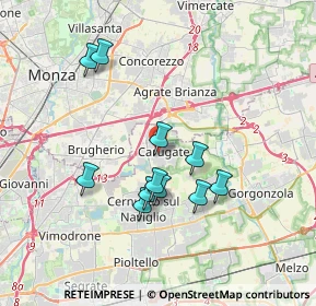Mappa , 20061 Carugate MI, Italia (3.21727)
