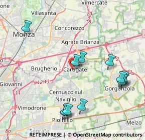 Mappa , 20061 Carugate MI, Italia (4.46833)