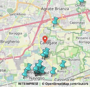 Mappa , 20061 Carugate MI, Italia (2.63111)