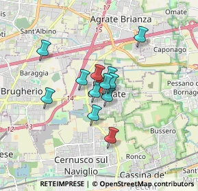 Mappa , 20061 Carugate MI, Italia (1.13917)