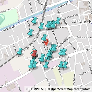 Mappa Via Lombardia, 20022 Castano Primo MI, Italia (0.22)