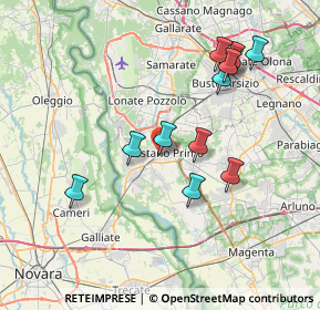 Mappa Via Lombardia, 20022 Castano Primo MI, Italia (7.4)