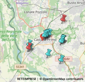 Mappa Via Lombardia, 20022 Castano Primo MI, Italia (2.64267)