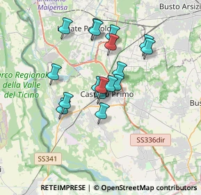Mappa Via Lombardia, 20022 Castano Primo MI, Italia (2.77882)