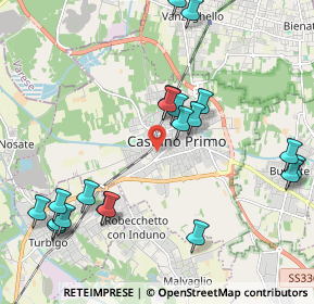 Mappa Via Lombardia, 20022 Castano Primo MI, Italia (2.3765)