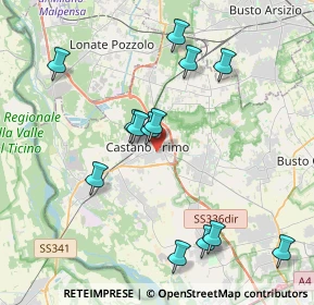 Mappa Via Ludwig Van Beethoven, 20022 Castano Primo MI, Italia (4.06231)