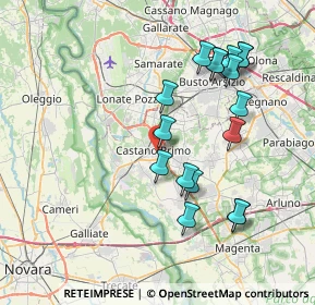 Mappa Via Ludwig Van Beethoven, 20022 Castano Primo MI, Italia (7.6)