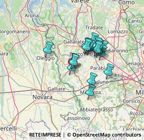 Mappa Via Ludwig Van Beethoven, 20022 Castano Primo MI, Italia (10.0405)