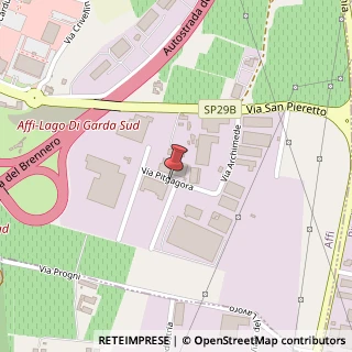Mappa Via pitagora 4, 37010 Affi, Verona (Veneto)