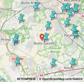 Mappa Via Busto Arsizio, 20038 Busto Garolfo MI, Italia (5.49611)