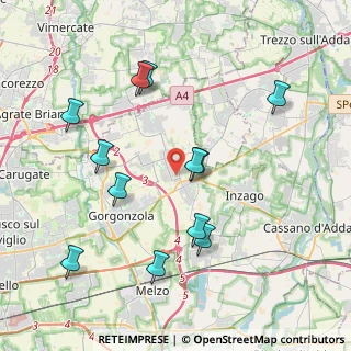 Mappa Via Massimo D'Azeglio, 20060 Gessate MI, Italia (4.11333)