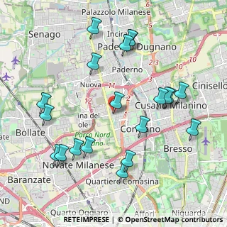 Mappa Via 24 Maggio, 20032 Cormano MI, Italia (2.231)