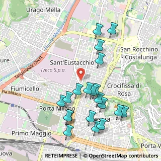 Mappa Via Veneto, 25128 Brescia BS, Italia (1.0565)