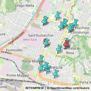 Mappa Via Veneto, 25128 Brescia BS, Italia (1.0335)